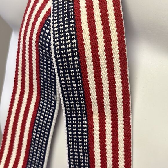 Custom Leather Craft Americana Adjustable No. 110 Suspenders Silver-Tone Clips - Picture 11 of 15